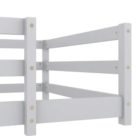 Twin Pine Montessori Floor Bed With Safety Fence - Omega Lifestyles