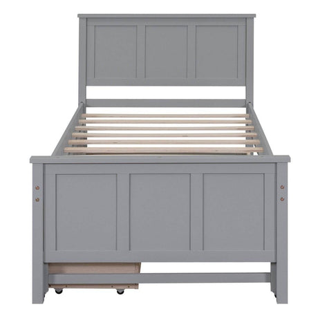 Twin Platform Bed With Trundle And Storage Drawers - Sleep Galleria