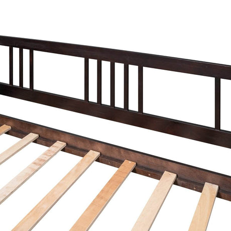 Twin Size Solid Wood Daybed With Two Drawers - Sleep Galleria