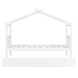 Twin Size Solid Wood House Daybed With Trundle - Sleep Galleria