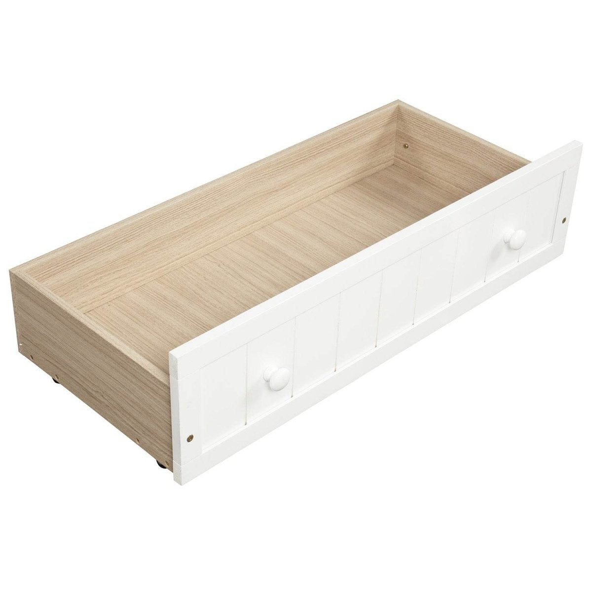 Twin Solid Wood Daybed With Storage Drawers - Driftwood - Omega Lifestyles