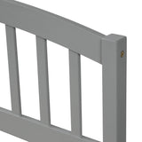 Twin Solid Wood Platform Bed Frame With Storage Drawers - Driftwood - Omega Lifestyles