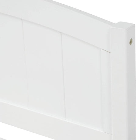 Twin Solid Wood Platform Bed With Trundle - Driftwood - Omega Lifestyles