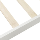 Twin Solid Wood Sleigh Platform Bed With Headboard Footboard - Driftwood - Omega Lifestyles