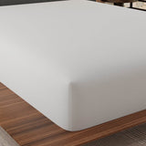 Twin Water Resistant Cotton Microfiber Mattress Protector - Driftwood - Omega Lifestyles