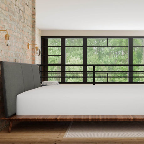 Twin Water Resistant Cotton Microfiber Mattress Protector - Driftwood - Omega Lifestyles