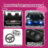 Two-Seater Kids Electric Ride-On Car With Remote Control - Omega Lifestyles