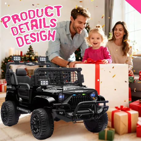 Two-Seater Kids Electric Ride-On Car With Remote Control - Omega Lifestyles