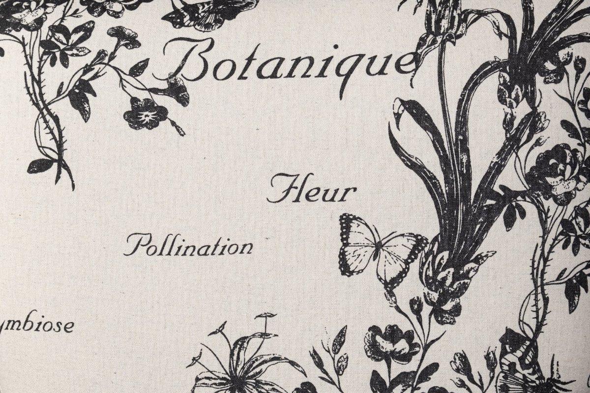 Vintage-Print Fabric Accent Chair With Ottoman Set - Omega Lifestyles