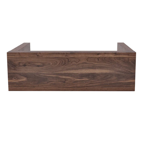 Walnut Grain MDF Bar Table With Storage Drawers - Omega Lifestyles
