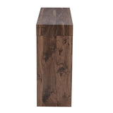 Walnut Grain MDF Bar Table With Storage Drawers - Omega Lifestyles