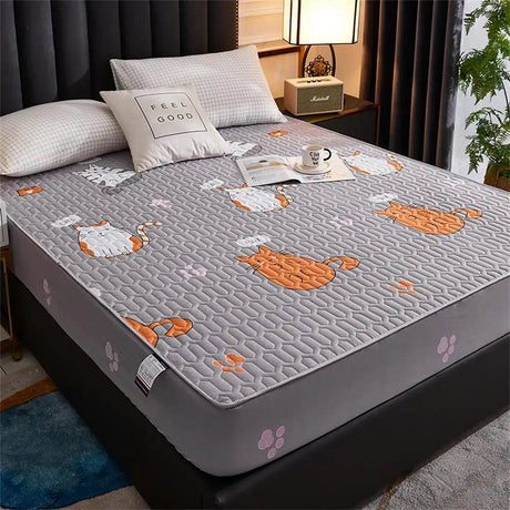 Waterproof Thickened Mattress Pad Protector Cover - Sleep Galleria