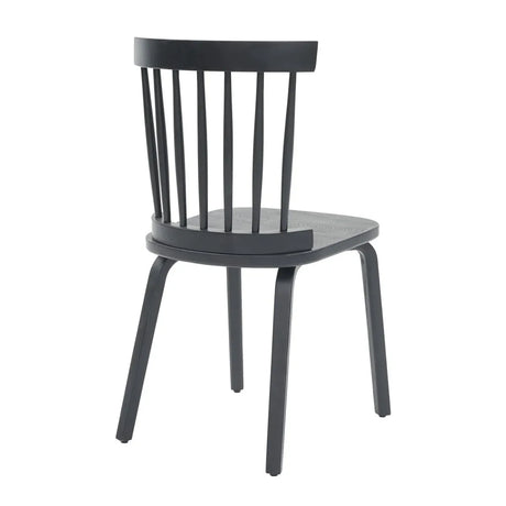 Windsor Wood Farmhouse Spindle Back Dining Chairs Set of 2 - Omega Lifestyles