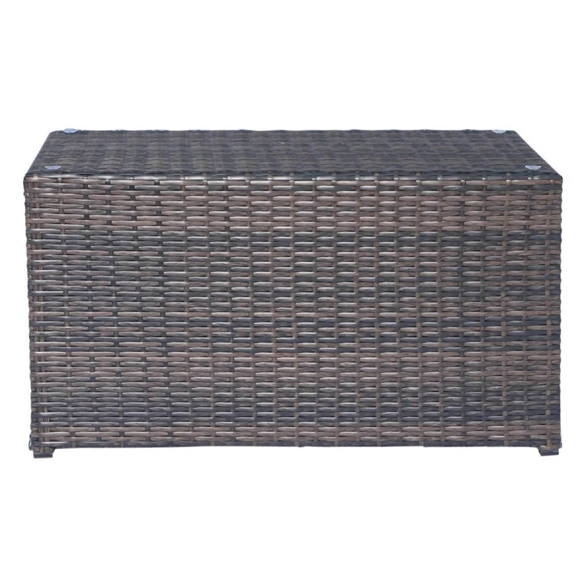 Winsford Weather - Resistant Outdoor Wicker Sectional Seating Group - Driftwood - Omega Lifestyles