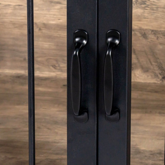 Wooden Indoor Dog Crate Furniture With Two Doors - Omega Lifestyles