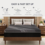 10-Inch Gel Memory Foam Mattress - Omega Lifestyles