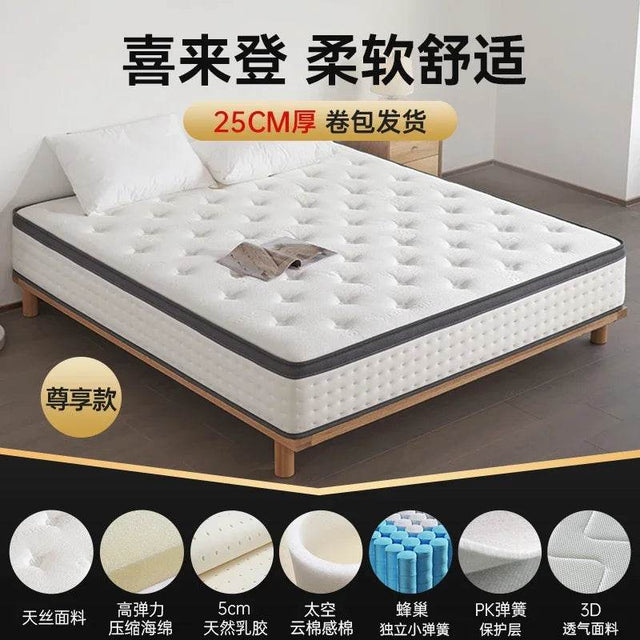 11-Inch Latex Hybrid Mattress Moderate Firmness - Omega Lifestyles