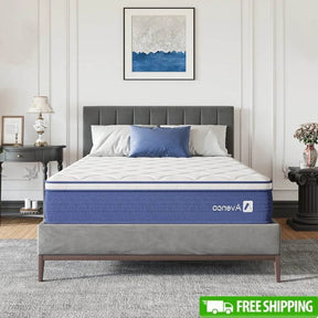 12-Inch Hybrid Memory Foam Mattress - Omega Lifestyles
