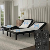 King Adjustable Bed Base with Massage and Anti-Snore Features - Omega Lifestyles