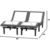King Adjustable Bed Base with Massage and Anti-Snore Features - Omega Lifestyles