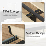 Modern Velvet Upholstered Metal Bed Frame With Headboard - Omega Lifestyles