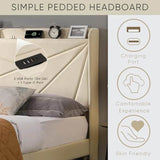 Upholstered Modern Platform Bed Frame With Storage - Omega Lifestyles