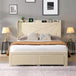 Upholstered Modern Platform Bed Frame With Storage - Omega Lifestyles