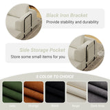 Convertible Foldable Corduroy Sofa Bed With Mattress - Omega Lifestyles