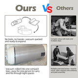 Oversized Plush Corduroy Chaise Lounge Sleeper Sofa - Omega Lifestyles