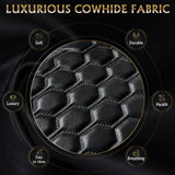 Ultra-Plush Top-Grain Nappa Genuine Leather Massage Chair - Omega Lifestyles