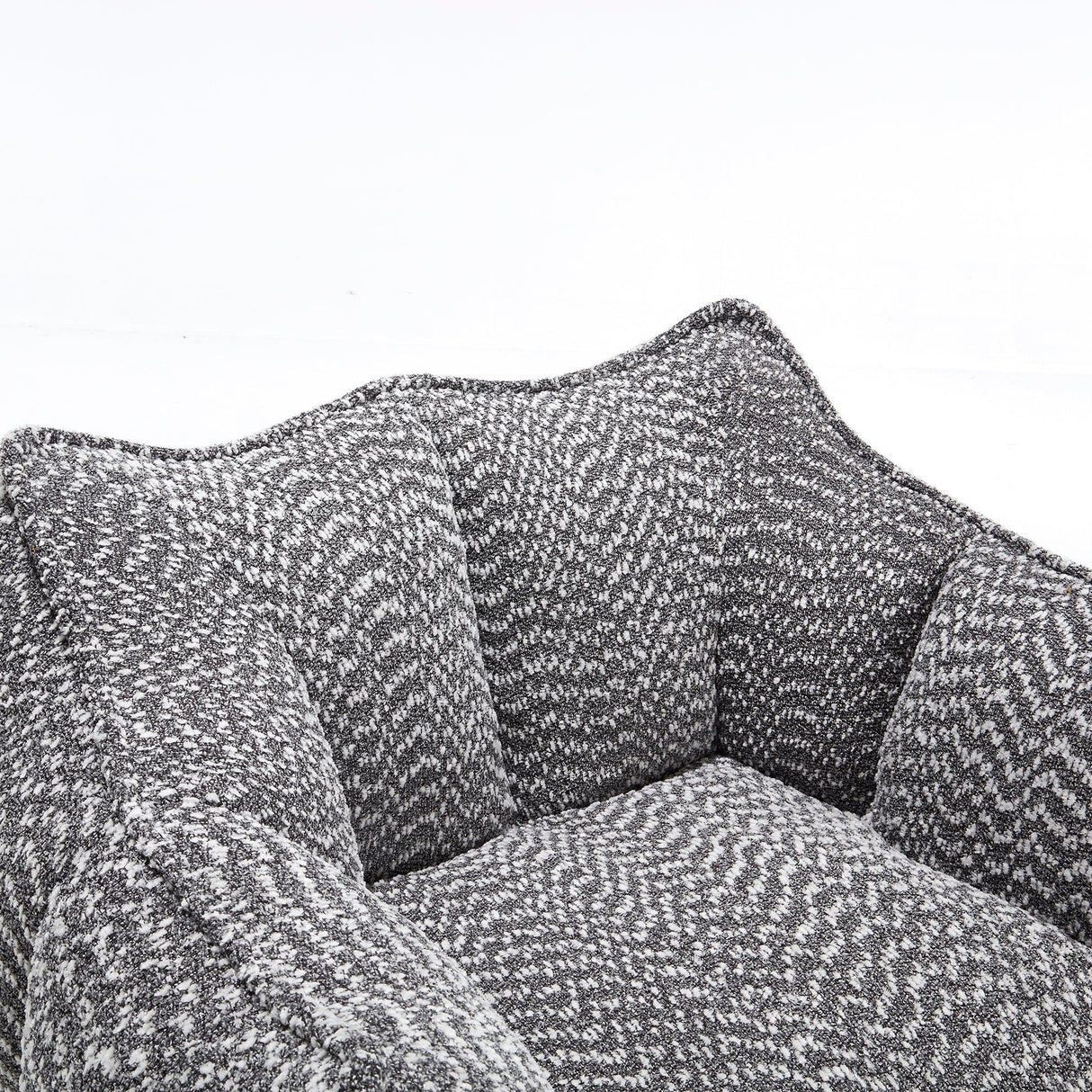 Chenille Bean Bag Chair With Resilient Foam - Omega Lifestyles