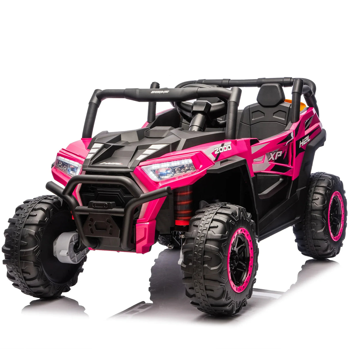 24V Dual-Seat Kids Ride-On UTV With Remote Control - Omega Lifestyles