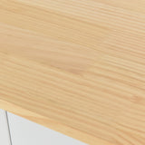 Rolling Mobile Kitchen Island With Solid Wood Top And Storage Cabinet - Omega Lifestyles