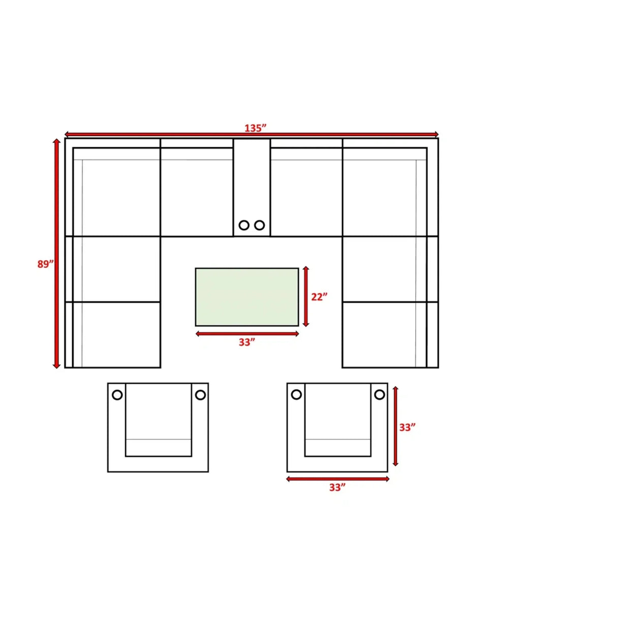 12-Piece Fully Assembled Outdoor Wicker Seating Group With Cushions - Omega Lifestyles