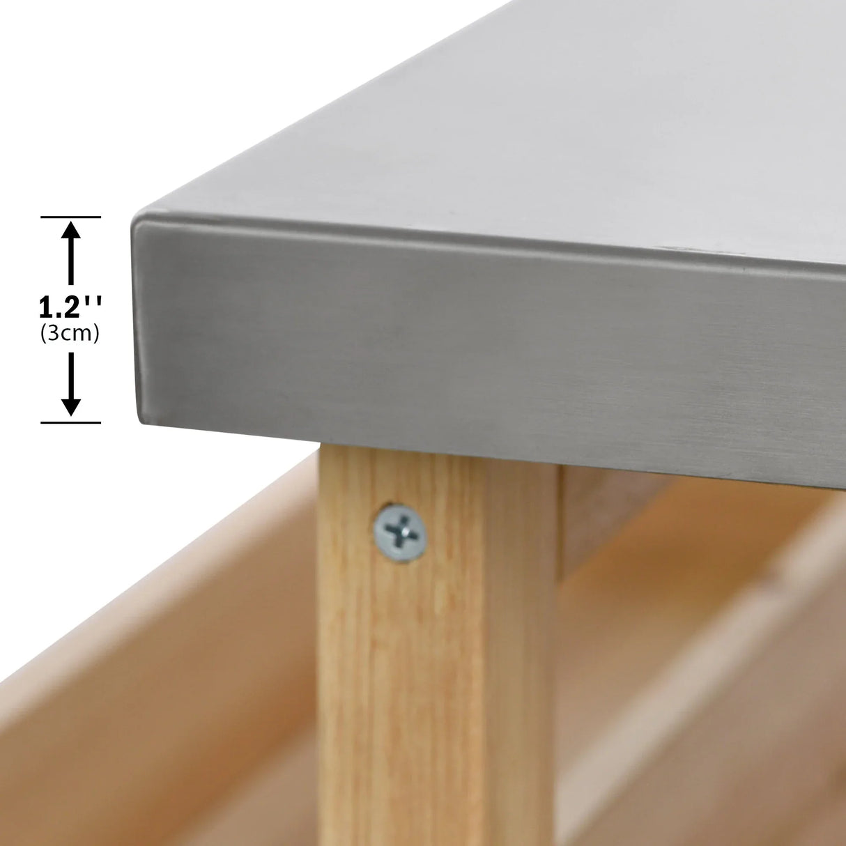 Farmhouse Solid Fir Wood Outdoor Kitchen Island Cart - Omega Lifestyles