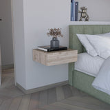 Modern Wall-Mounted Floating Nightstand With Drawer - Omega Lifestyles