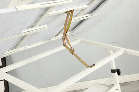 Adjustable Height Metal Puzzle Table With Storage Trays - Omega Lifestyles