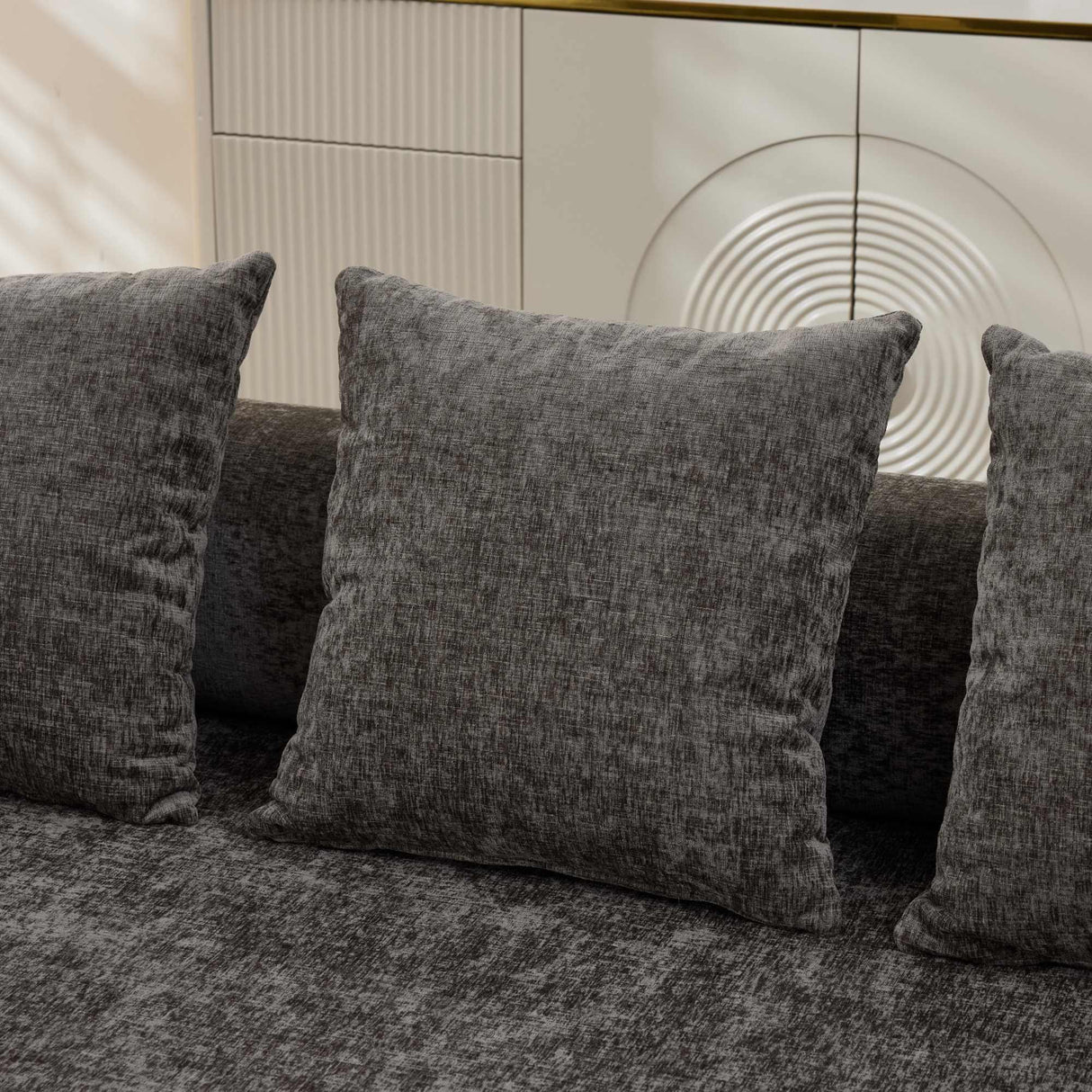 Comfy Convertible Chenille Folding Floor Sofa Bed - Omega Lifestyles