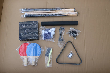 3-In-1 Multifunctional Pool Billiard Table With Tennis - Omega Lifestyles