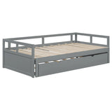 Twin Extending Solid Wood Daybed With Pull-Out Trundle - Omega Lifestyles