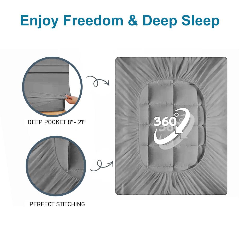 Full Size Ultra-Plush Cotton Mattress Bedspread - Sleep Galleria