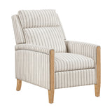Classic Farmhouse Push-Back Reclining Fabric Upholstery Chair - Omega Lifestyles