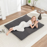 Soft Corduroy Foam Floor Bean Bag Chair - Omega Lifestyles