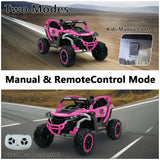12V Remote Control Kids Ride On 2-Seater UTV Car - Omega Lifestyles