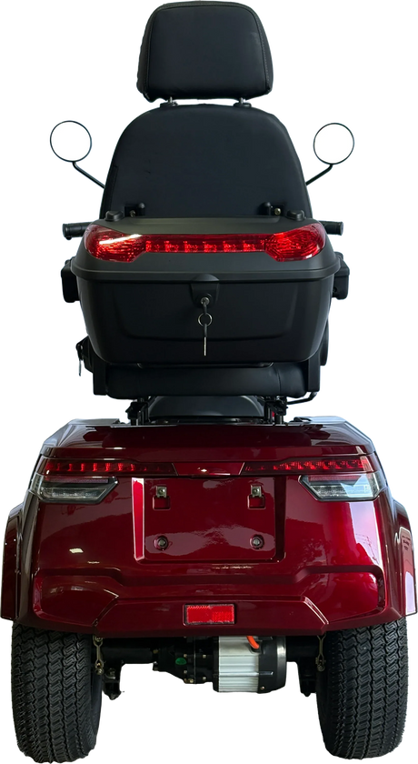 Heavy Duty 4-Wheel Mobility Scooter With Dual-Brake System - Omega Lifestyles