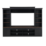 Farmhouse Mid-Century Walnut MDF TV Stand - Sleep Galleria