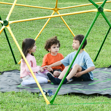 12-Foot Outdoor Kids Metal Climbing Dome Tower - Omega Lifestyles