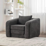 Convertible Chenille Sofa Bed Sleeper With Pillow - Omega Lifestyles
