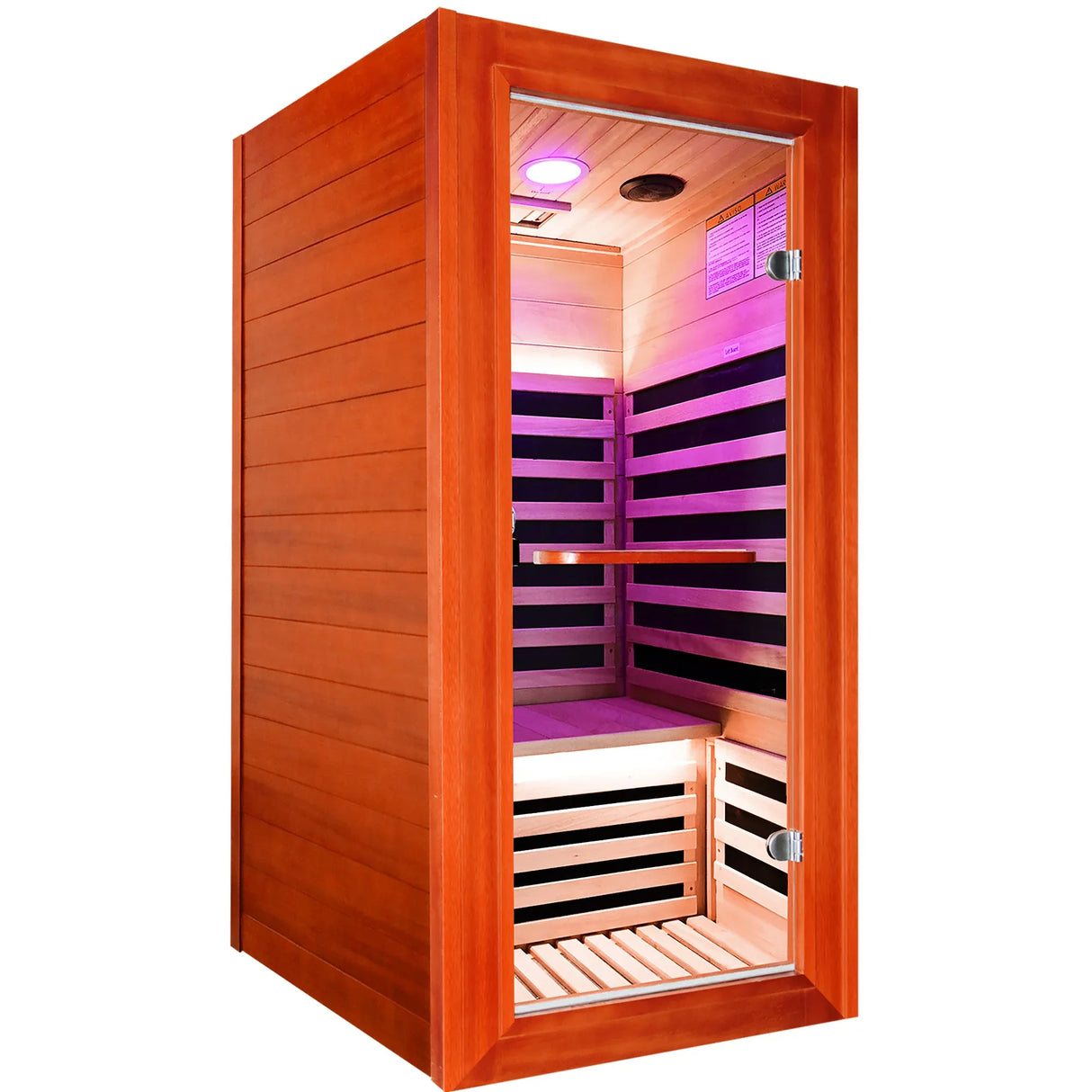 Wooden Infrared Sauna Room With Bluetooth Speakers - Omega Lifestyles