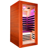 Wooden Infrared Sauna Room With Bluetooth Speakers - Omega Lifestyles
